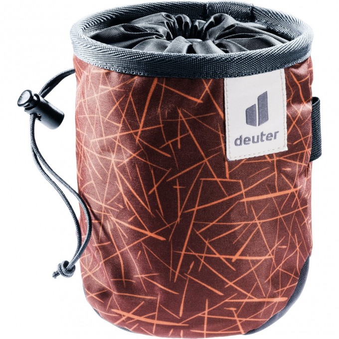 Мешок для магнезии DEUTER 2021-22 GRAVITY CHALK BAG I REDWOOD SCRATCHES-GRAPHITE 3391322_5431