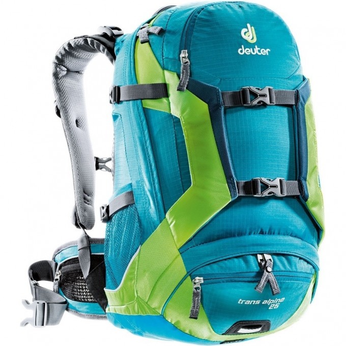 Рюкзак DEUTER TRANS ALPINE 25 Turquoise-Kiwi 32203_3214 Рюкзак DEUTER TRANS ALPINE 25 Turquoise-Kiwi 32203_3214