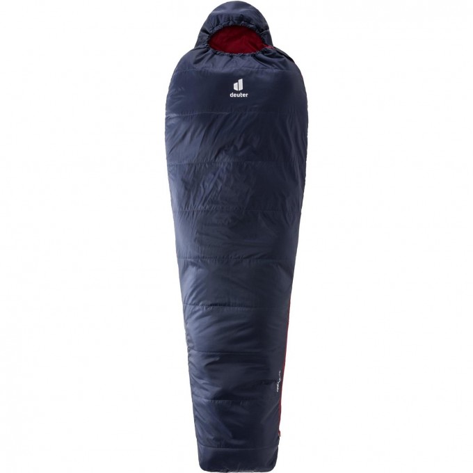 Спальник DEUTER 2021-22 DREAMLITE левый Navy/Cranberry 3703021_3524